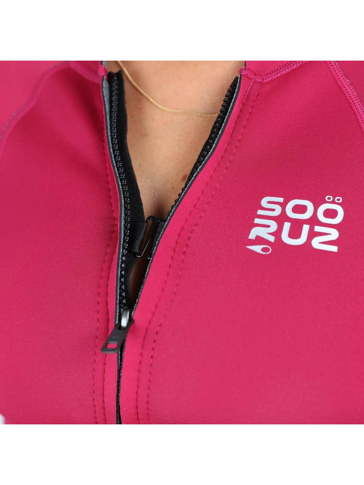 SOORUZ - Shorty à Manches Longues DIVINE - ORGANIC OYSTERPRENE 1mm avec Mini Zip - 4