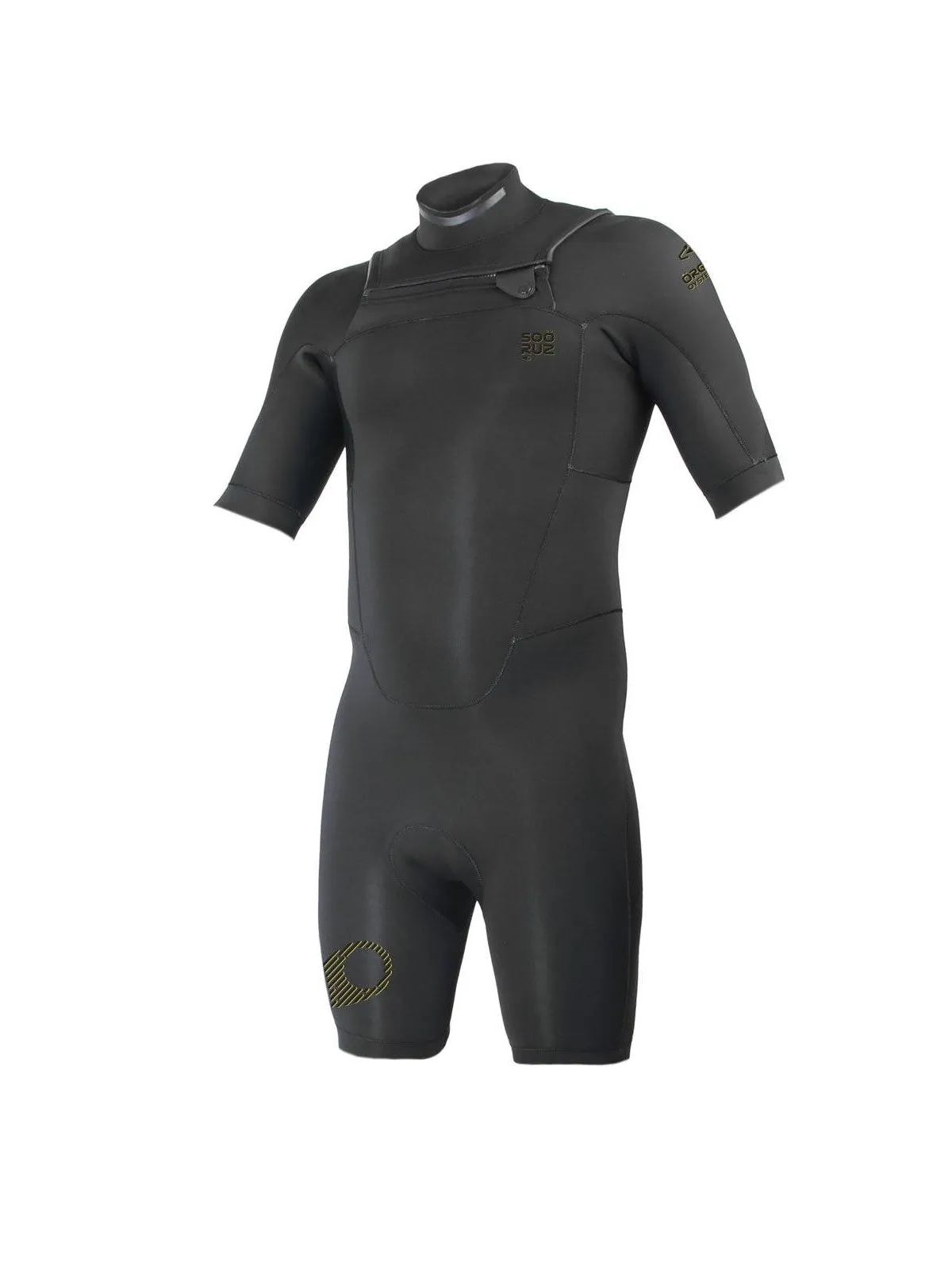 SOORUZ - Shorty Homme FIGHTER 2/2 FZ ORGANIC OYSTERPRENE Noir - 1