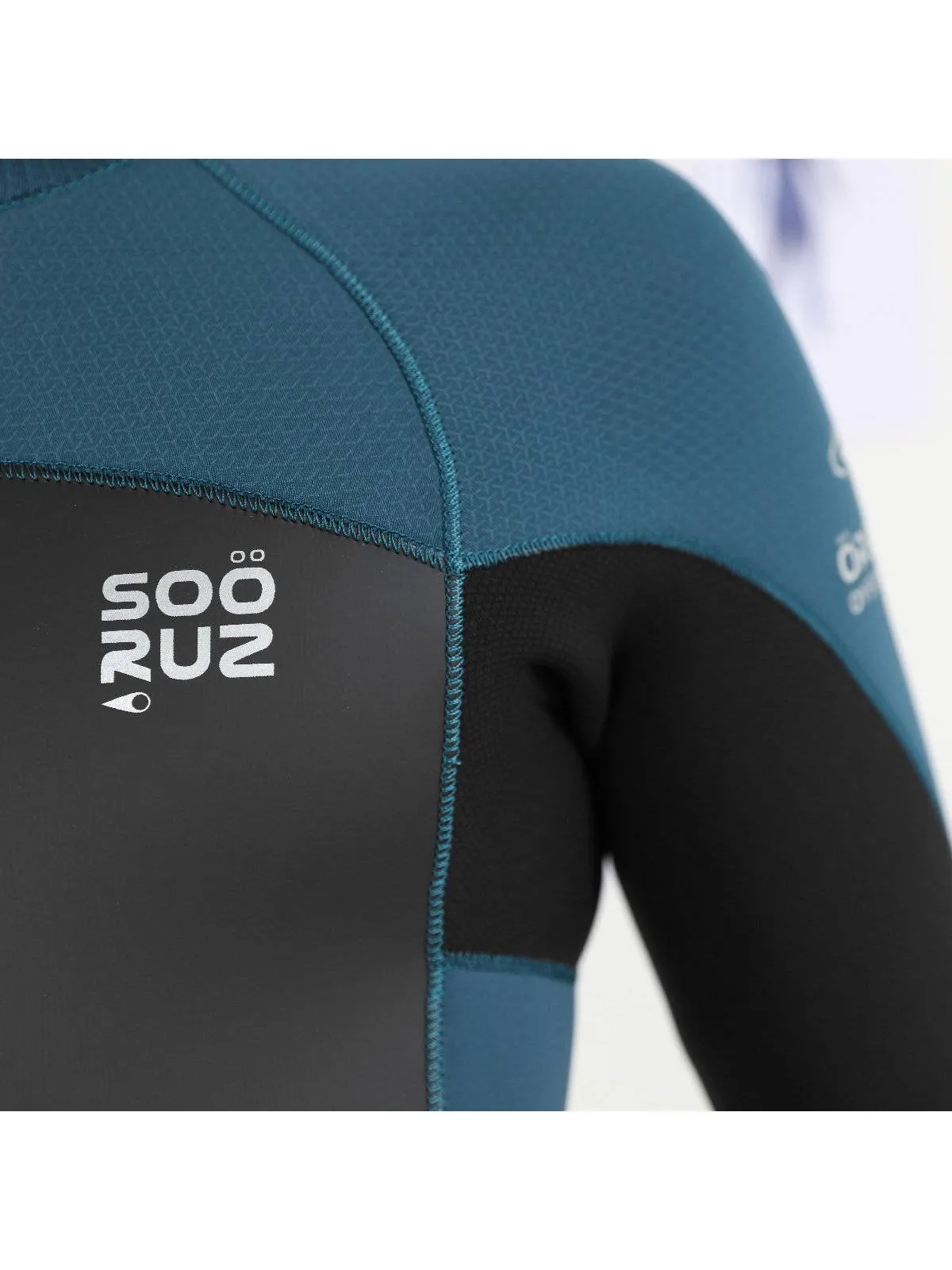 SOORUZ - Combinaison Intégrale Fullsuit GURU WIND Organic Oysterprene 5/4 FZ pour Hommes - Noir - 8