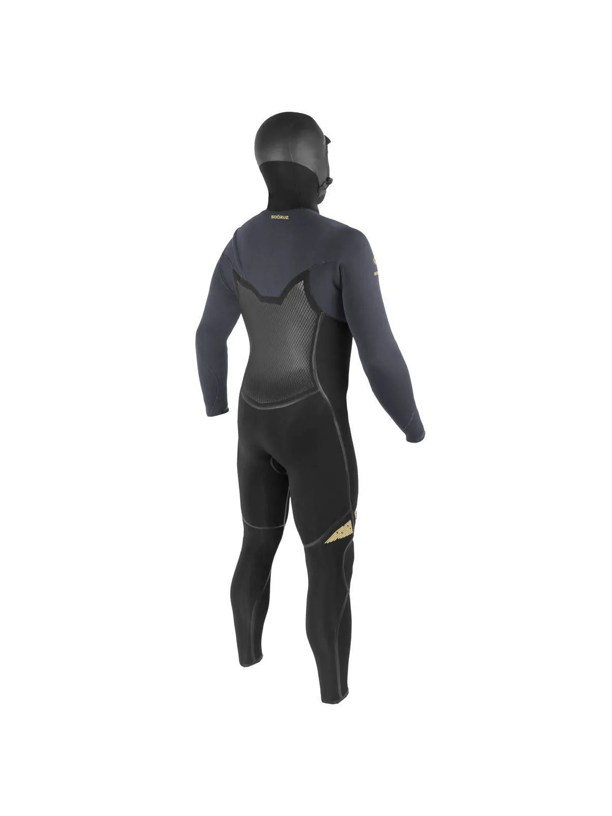 SOORUZ - Combinaison Intégrale avec Cagoule GURU+ OYSTERPRENE 5/4/3 mm pour Homme - 38