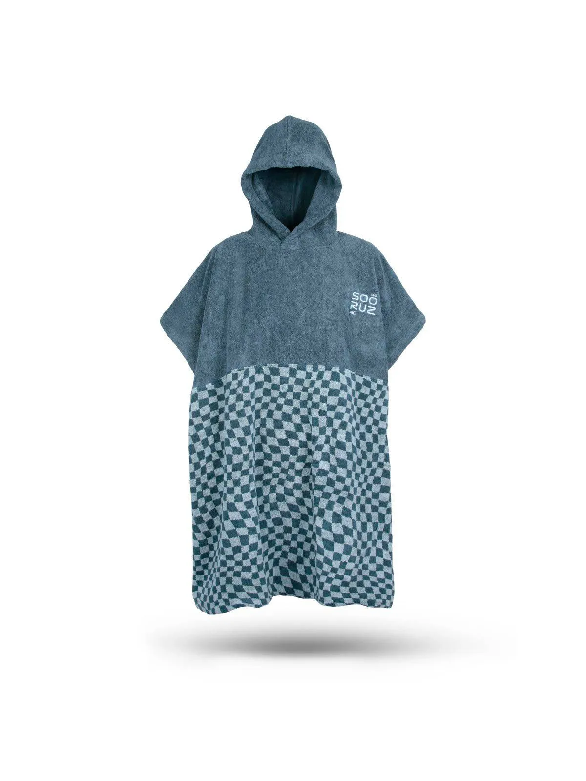 SOORUZ - Poncho en Coton BLURRY avec Capuche - 39