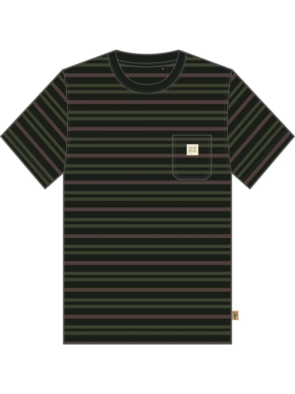 SOORUZ - T-shirt Bio BALMORAL à Manches Courtes en Coton 100% Bio - 53