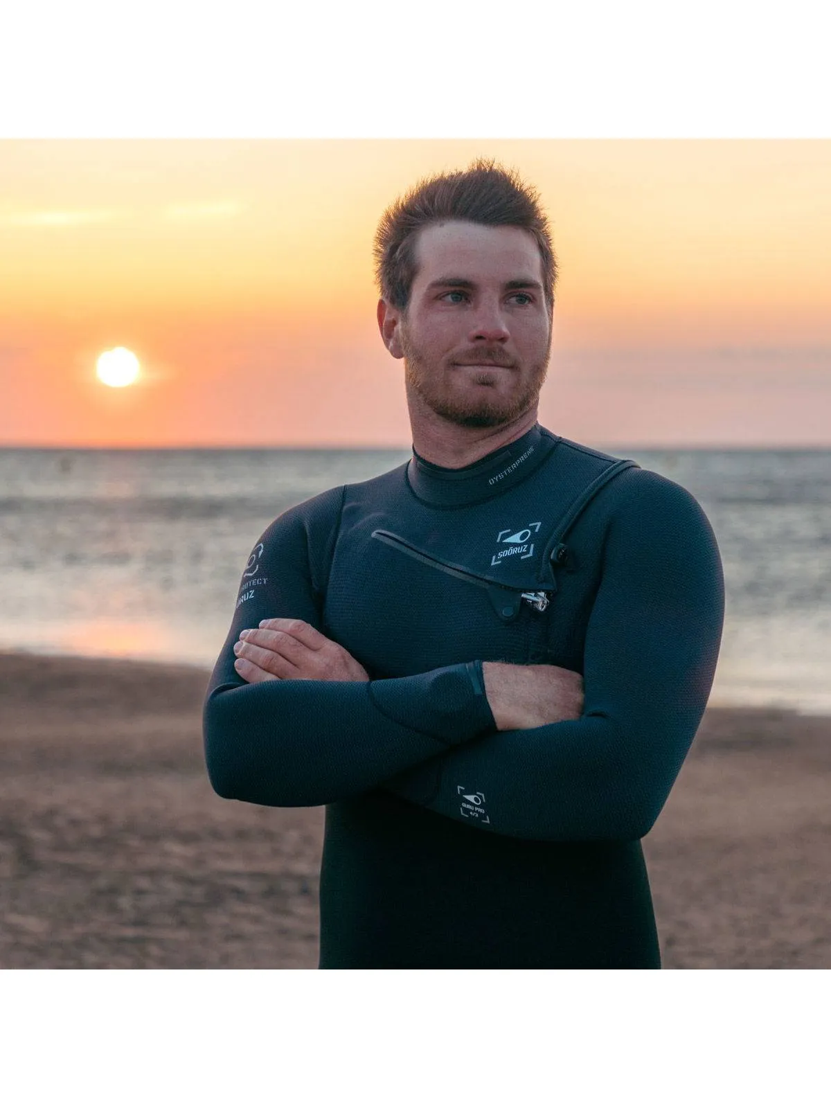 SOORUZ - Combinaison intégrale 3/2 CZ GURU PRO en Oysterprene - Noir - 293