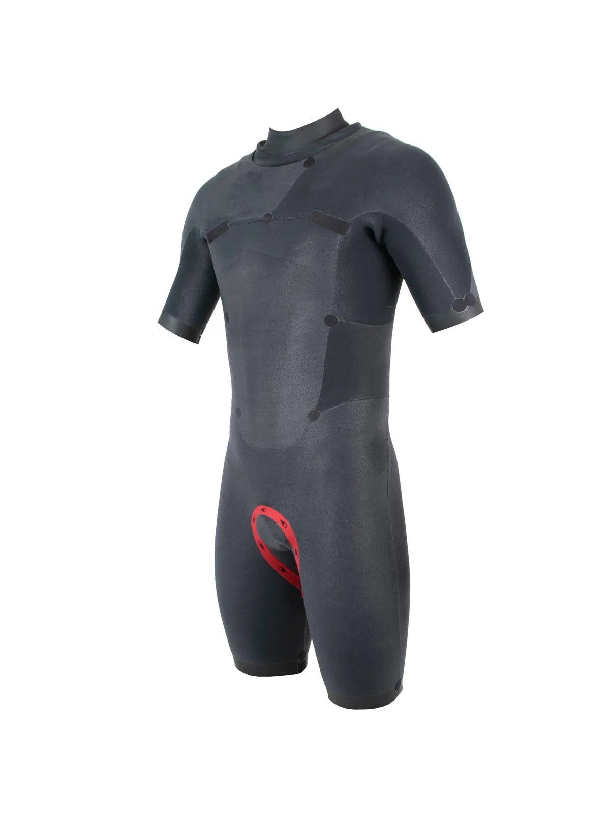 SOORUZ - Shorty FIGHTER ORGANIC OYSTERPRENE 2/2 mm pour Homme - Noir - 199