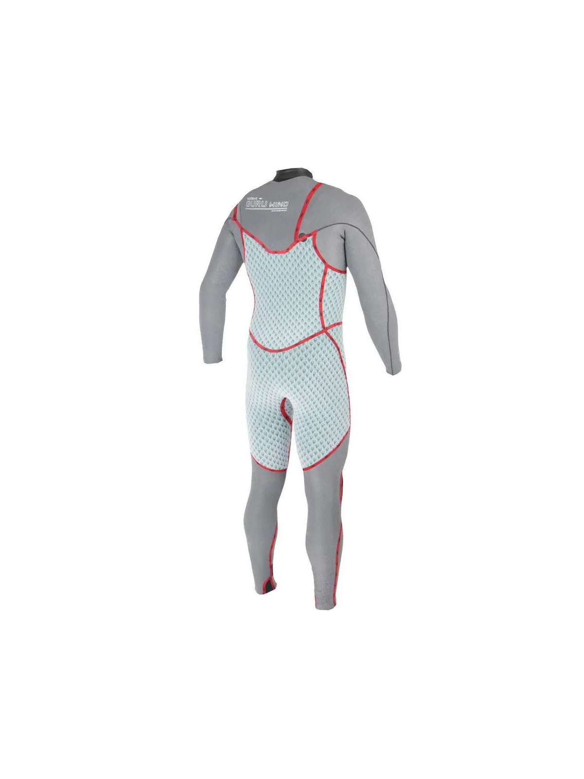 SOORUZ - Combinaison Intégrale GURU WIND 5/4 FZ pour Hommes - OYSTERPRENE Organique - 128