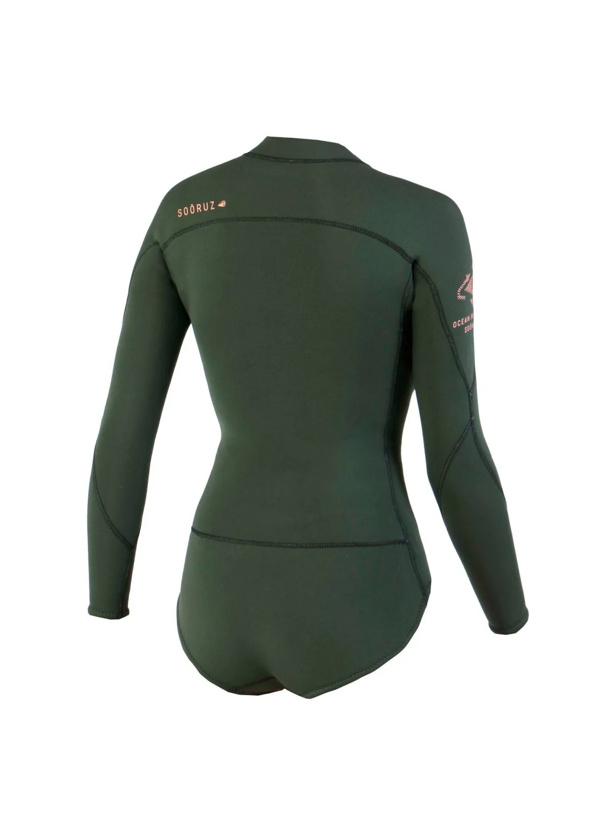 SOORUZ - Shorty 2/2 LS GBS Mini Zip GREEN LINE BIOPRENE - Écoresponsable - 38