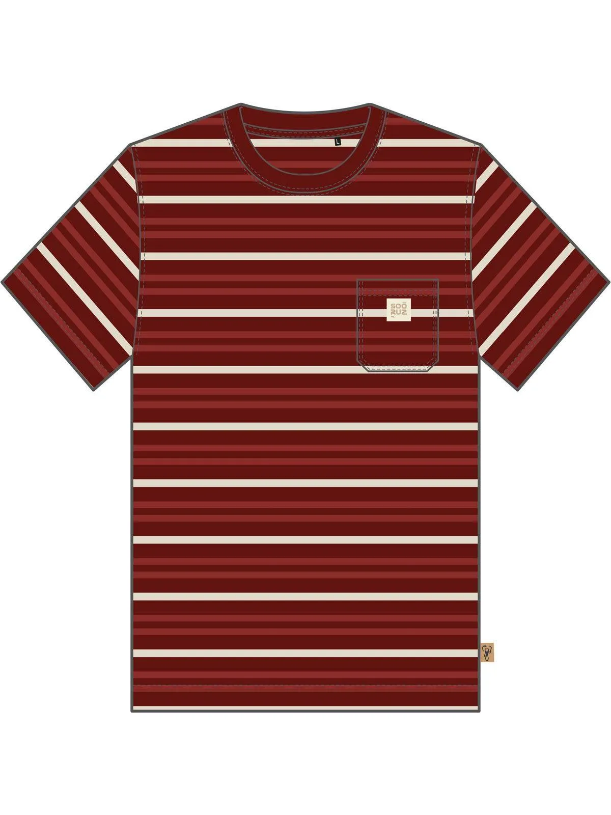 SOORUZ - T-shirt Bio BALMORAL à Manches Courtes en Coton 100% Bio - 40