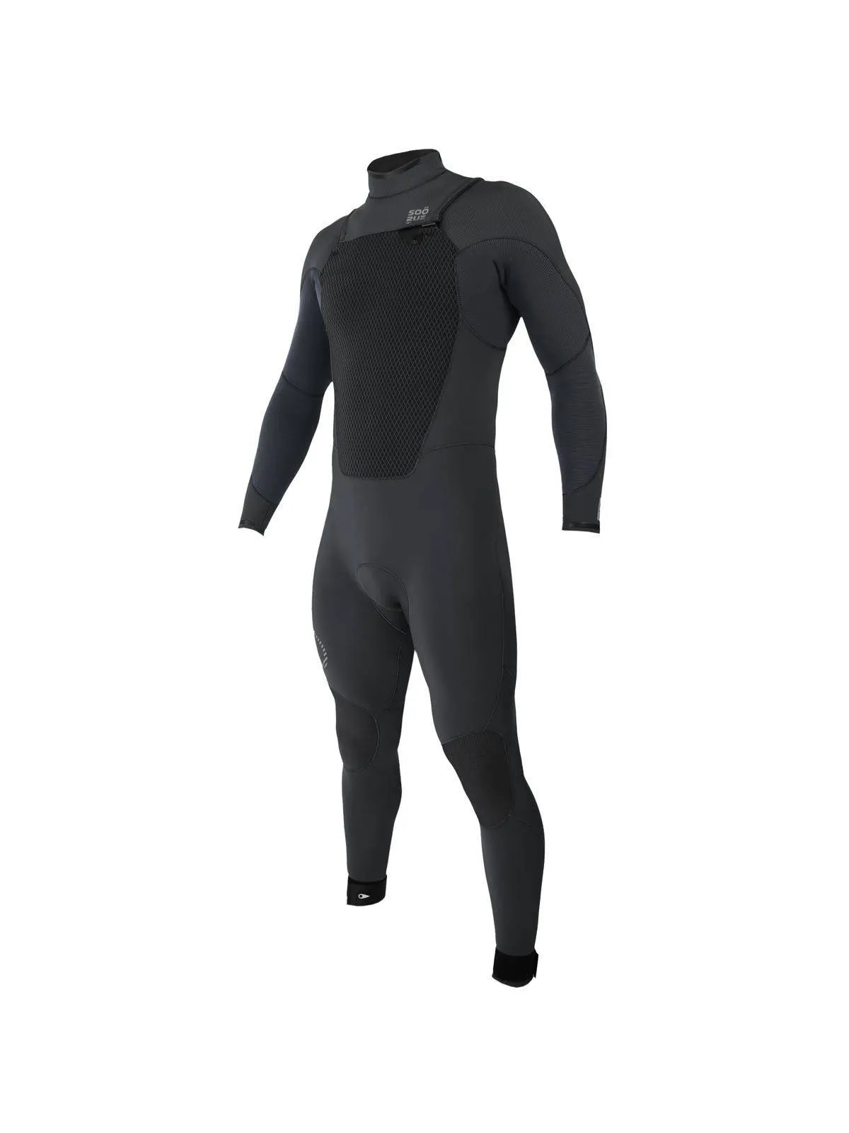 SOORUZ - Combinaison Intégrale Fullsuit Men 5/4 FZ GURU WIND - Oysterprene Noir - 13
