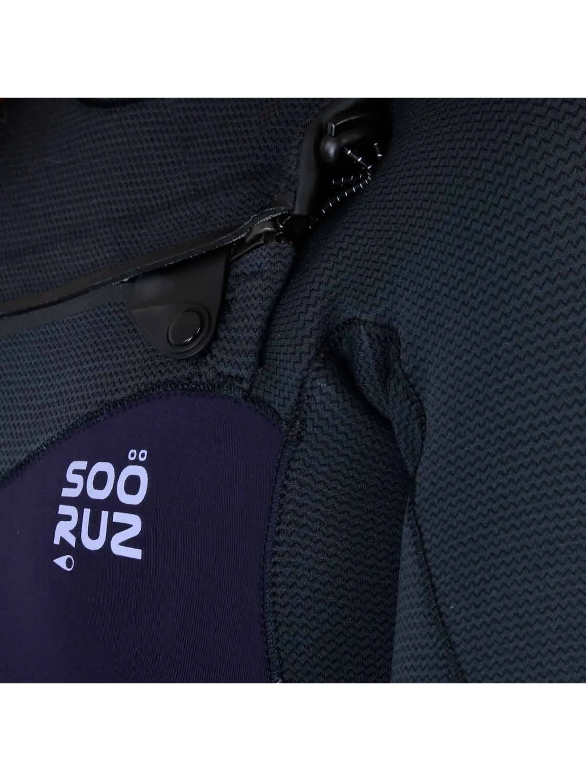 SOORUZ - Combinaison Intégrale Femme GURU PRO - OYSTERPRENE Bio 4/3 mm avec Zip Poitrine - 251