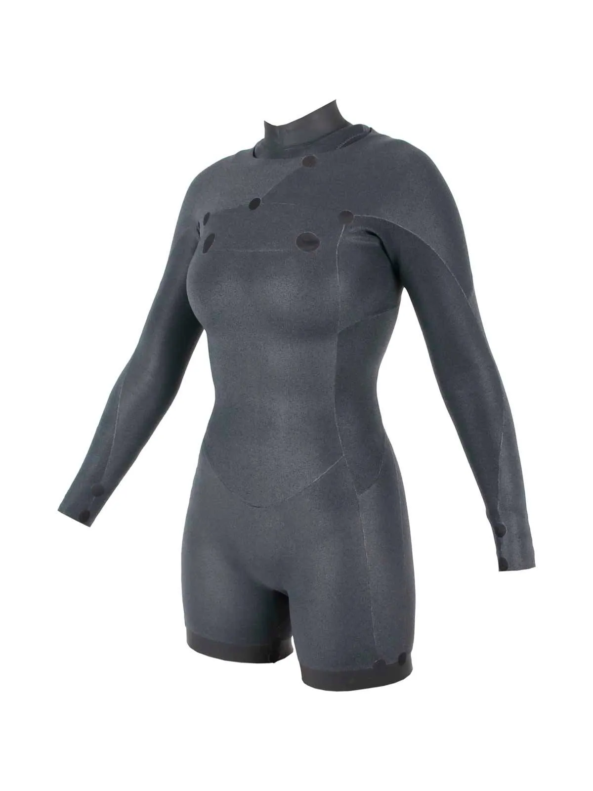 SOORUZ - Shorty Femme Manches Longues 2/2 GBS LS FZ DIVINE - ORGANIC OYSTERPRENE - 131