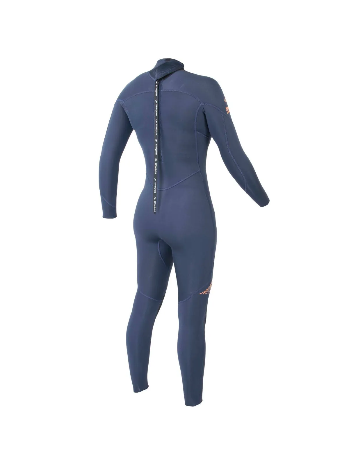 SOORUZ - Combinaison Intégrale Femme 3/2 ORGANIC OYSTERPRENE - Modèle FLY avec Zip Arrière - 86