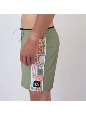SOORUZ - Boardshort Shred 18 CAYO COCO pour Homme