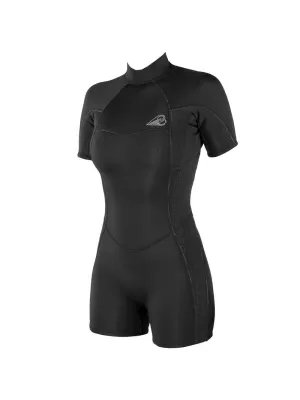 SOORUZ - Shorty Néoprène DIVINE BK 2/2 pour Femme - Fermeture BZ