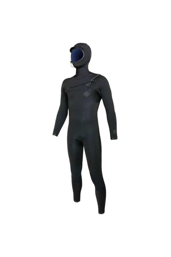 Produit SOORUZ - Combinaison Intégrale Homme 4/3 FIGHTER HOOD en Oysterprene Bio - Noir Image