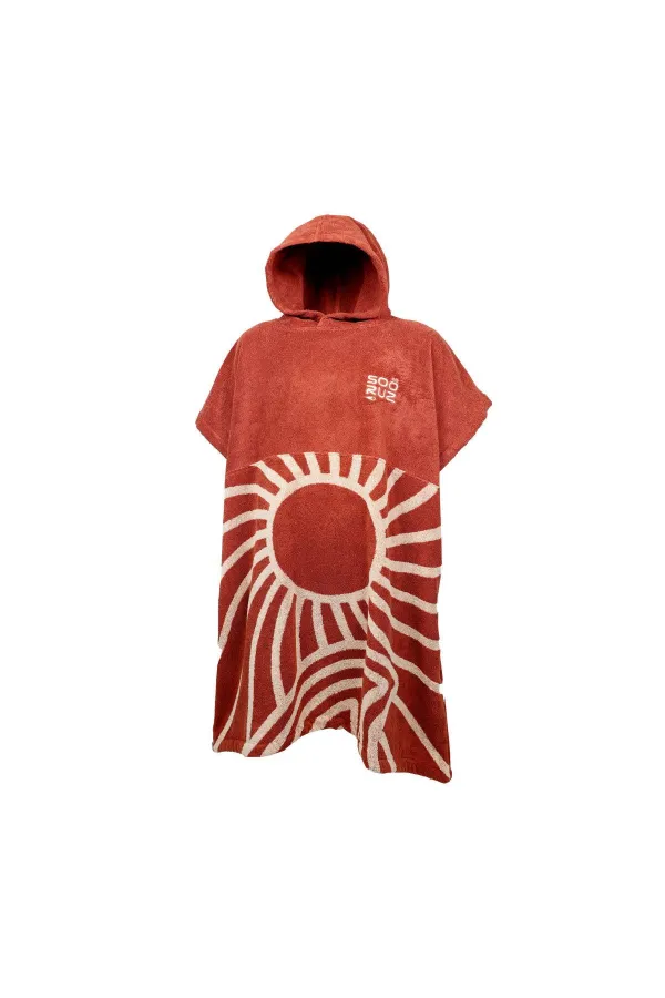 Produit SOORUZ - Poncho GOLDEN en Coton à Capuche Image