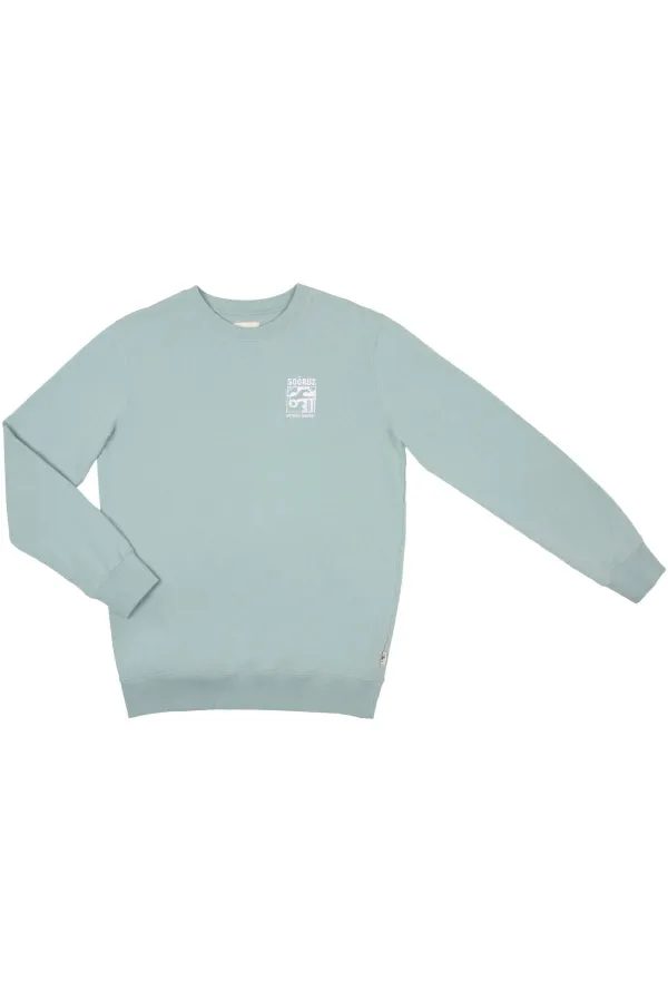 Produit SOORUZ - Sweat Unisexe AZUL en Coton Bio - Col Rond Image