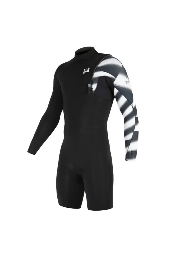 Produit SOORUZ - Shorty FIGHTER 2/2 Long Sleeve Zip-Free en ORGANIC OYSTERPRENE Image