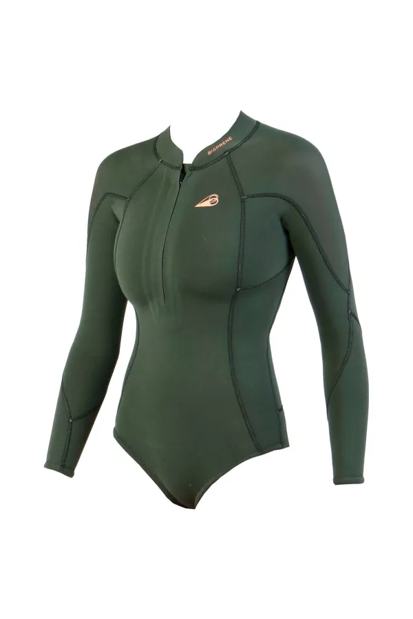 Produit SOORUZ - Shorty 2/2 LS GBS Mini Zip GREEN LINE BIOPRENE - Écoresponsable Image