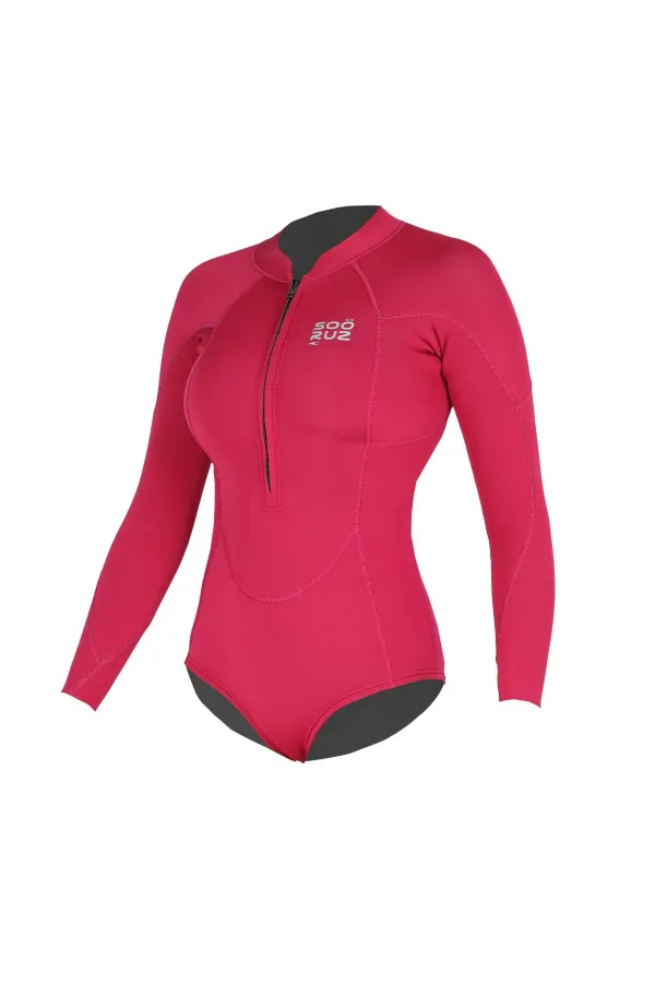 Produit SOORUZ - Shorty à Manches Longues DIVINE - ORGANIC OYSTERPRENE 1mm avec Mini Zip Image